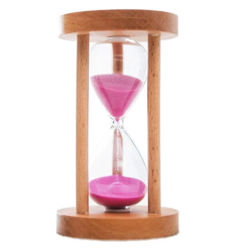 Sablier de 10 minutes - Gestion du temps - Rose – Image 2