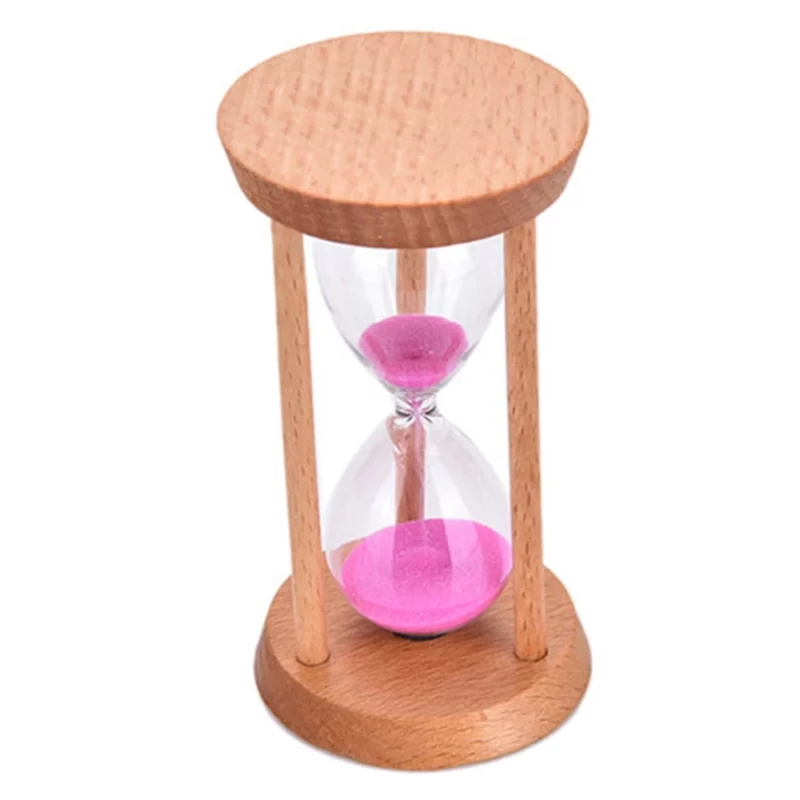 Sablier de 10 minutes - Gestion du temps - Rose