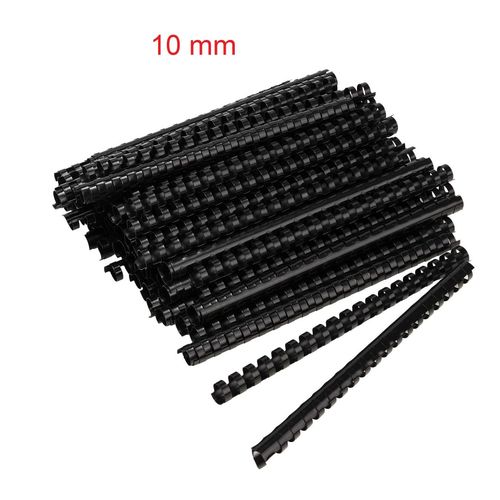 Spirales de Reliure 10 mm – Paquet de 100 Pièces – Capacité 21 à 40 Feuilles