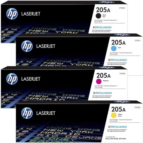 Toners 205A Couleurs (Cyan, Magenta, Jaune)