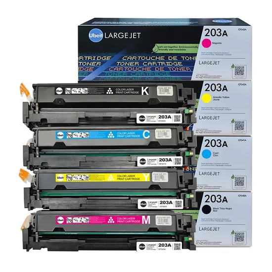 HP Toner 203 Couleur Original – Cartouche d'Encre Laser Cyan Jaune Magenta – Image 2